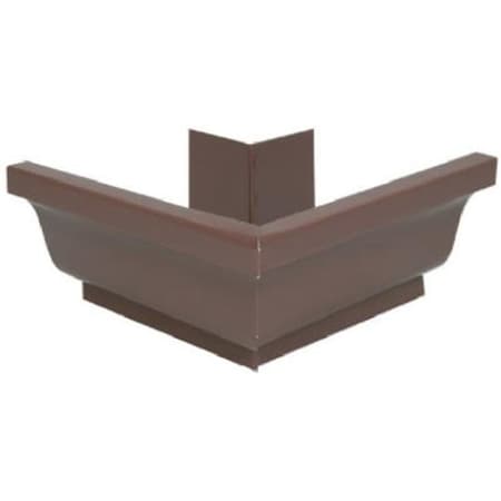 Amerimax Home Products Amerimax Home Products 1920219 4 in. Brown Galvanized Steel Gutter Outside Mitre 153445